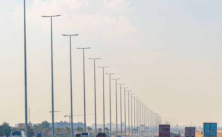 Supply & Fabrication of lighting poles for Misr Ismailia highway.