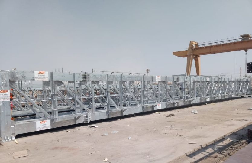 Supply & fabrication of the biggest steel gantry on the Ring road, with the Intelligent Transportation System ITS