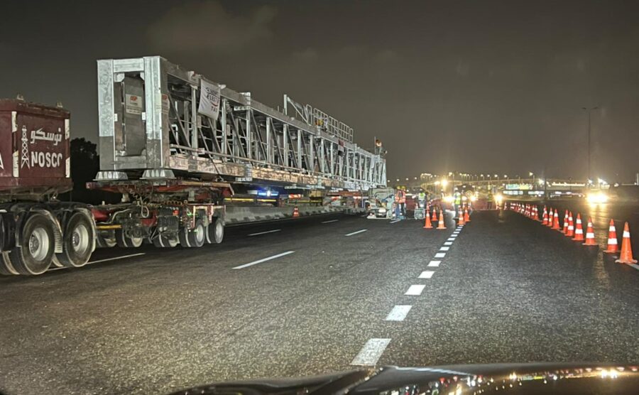 Supply & fabrication of the biggest steel gantry on the Ring road, with the Intelligent Transportation System ITS